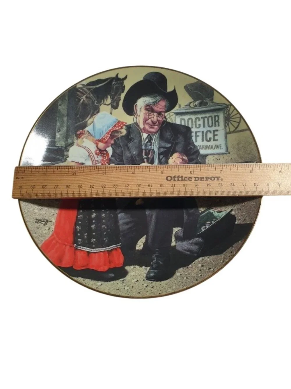 A Special Patient Don Crook Plate Children American Frontier 1986 River Shore